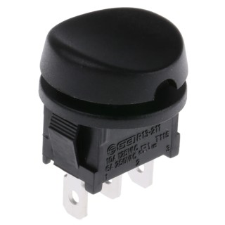 RS PRO SPDT On-Off-On Rocker Switch Panel Nylon Housing IP66 10A 250V AC 28V DC 419-772