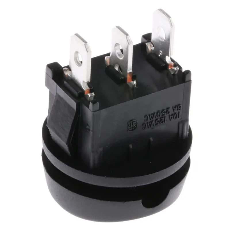 RS PRO SPDT On-Off-On Rocker Switch Panel Nylon Housing IP66 10A 250V AC 28V DC 419-772