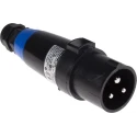 Emerson Appleton Industrial Power Connector 2P+PE Cable Mount IECEx/ATEX IP66 Blue 16A 200, 250V ac 