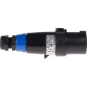 Emerson Appleton Industrial Power Connector 2P+PE Cable Mount IECEx/ATEX IP66 Blue 16A 200, 250V ac 
