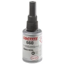 Loctite Grey Quick-Metal 660 High Strength Retaining Compound Gel Bottle 50 ml 150°C -55°C 229232