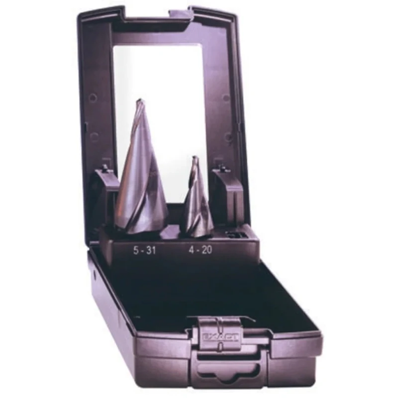 RS PRO 2-Piece Step Drill Bit Set for Metal, 5 mm Min, 31 mm Max, High Speed Steel, Model 499-302