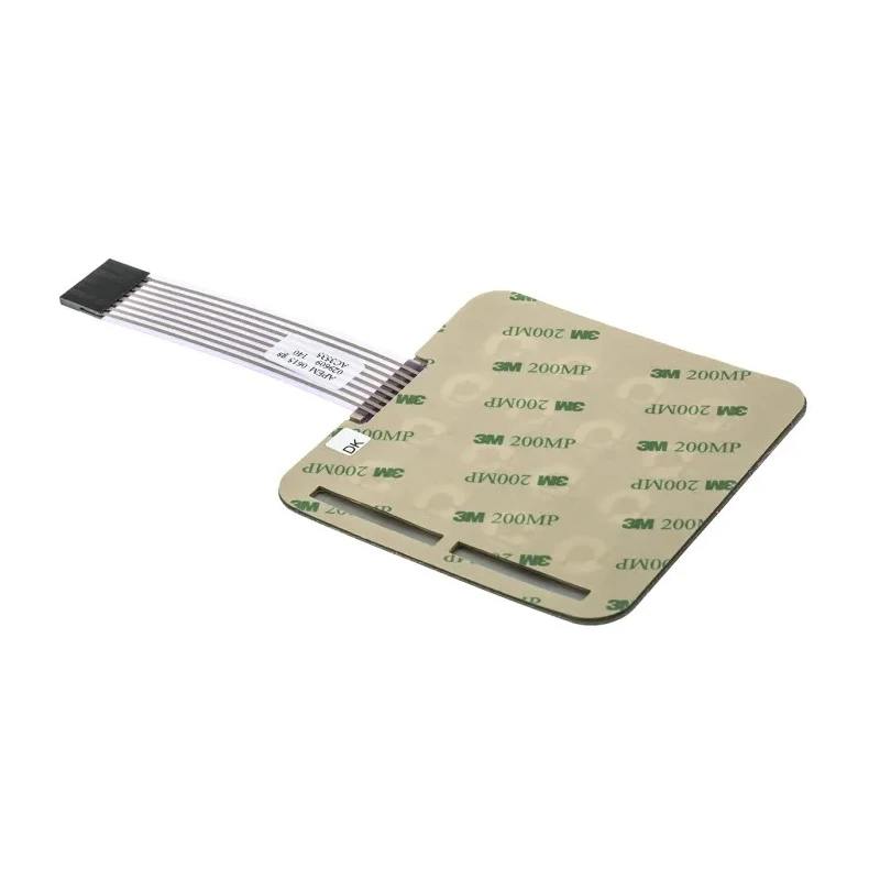 APEM 16 Key Silver Membrane Keypad 4x4 Layout Polycarbonate Actuators AC3561