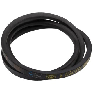 RS PRO B Section Drive Belt, Rubber and Polyethylene Terephthalate, Polyester Cord, 17mm Width, 11mm Height, 1769mm 471-875