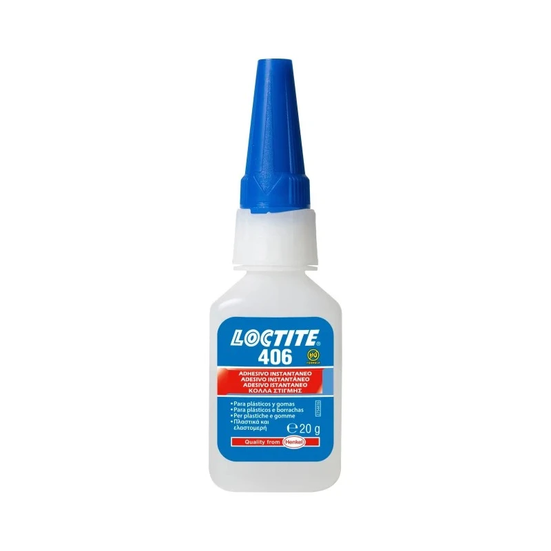 Loctite Specialised Super Glue 20 g Liquid Cyanoacrylate Adhesive Low Viscosity for Rubber and Plastic LOCTITE® 406