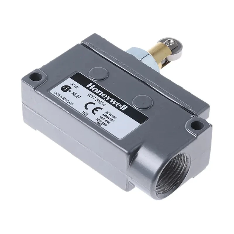 Honeywell Technologies E7 Series Roller Lever Limit Switch, SPDT, IP50, Die Cast Zinc Housing, 480V AC, 15A BZE7-2RQ8-C