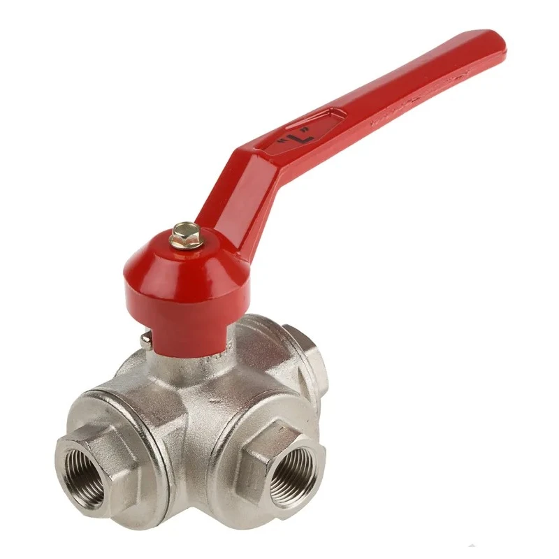 RS PRO Brass Threaded 2 in BSPP Ball Valve, Aluminium Handle, Maximum 120°C Operating Temperature 486-322