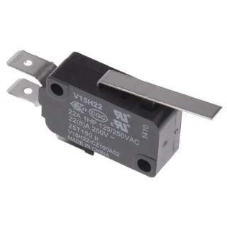 Honeywell Technologies Leaf Lever Micro Switch Quick Connect Terminal 22A 250V AC SPDT IP67 V15H22-CZ100A02