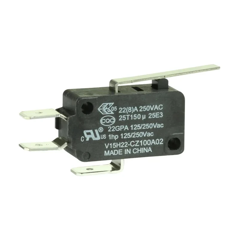 Honeywell Technologies Leaf Lever Micro Switch Quick Connect Terminal 22A 250V AC SPDT IP67 V15H22-CZ100A02