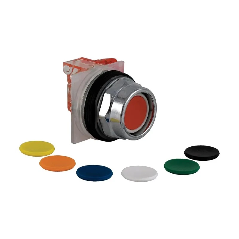 Schneider Electric Harmony 9001K Series Illuminated Push Button Switch Spring Return 30 mm Cutout 1 CO 9001KR2UH13