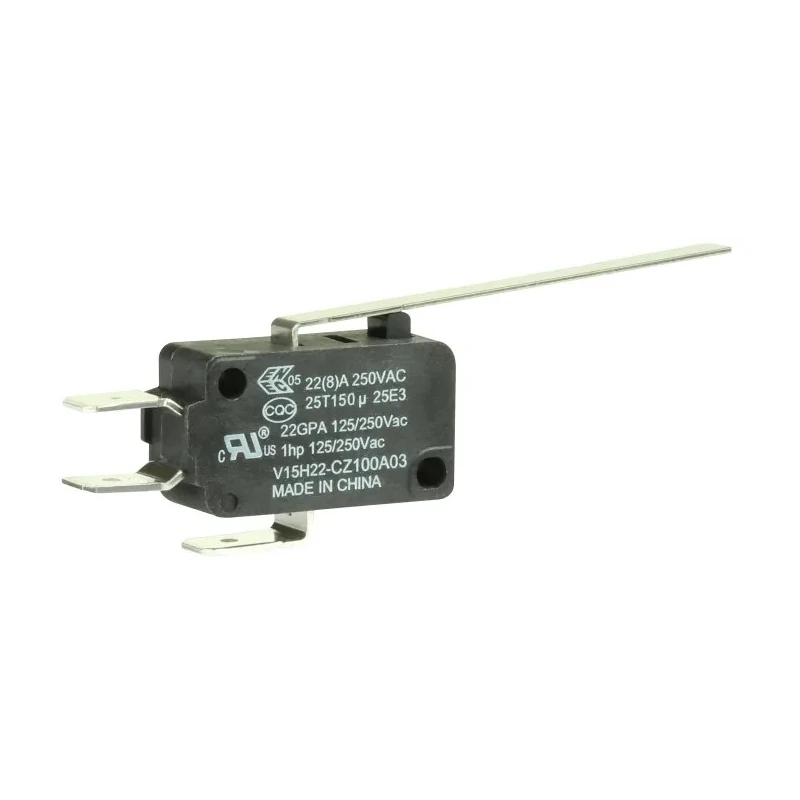 Honeywell Technologies Long Leaf Lever Micro Switch 22A 250V AC SPDT IP67 V15H22-CZ100A03
