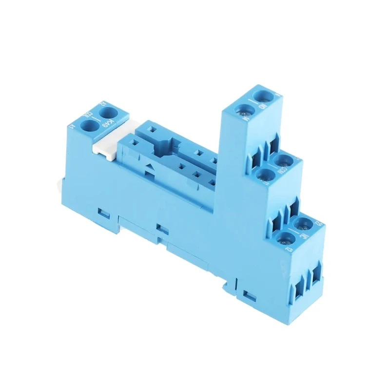Finder 8 Way 250V AC DIN Rail Relay Socket for 44.52, 44.62, 40.61, 40.52, 40.51 Series Relay 95.75SMA