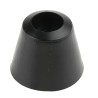RS PRO Round Anti-Vibration Mount Foot, Polyethylene Material, Black, 19 mm Outside Diameter, 15.9 mm Height 543-513