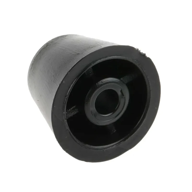 RS PRO Round Anti-Vibration Mount Foot, Polyethylene Material, Black, 19 mm Outside Diameter, 15.9 mm Height 543-513