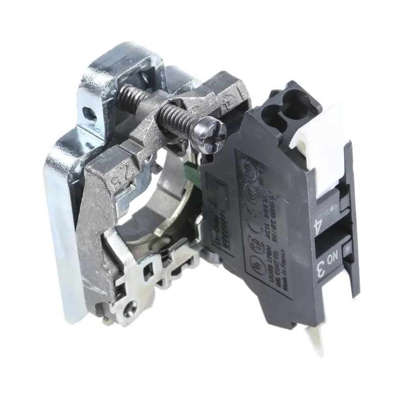 Schneider Electric Harmony XB4 Series Contact Block, 1 NO, Screw Clamp Terminals, Metal Fixing Collar ZB4BZ1015