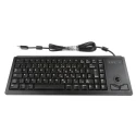 Cherry Wired USB Compact Trackball Keyboard, QWERTY (UK), Black G84-4400LUBGB-2