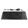 Cherry Wired USB Compact Trackball Keyboard, QWERTY (UK), Black G84-4400LUBGB-2
