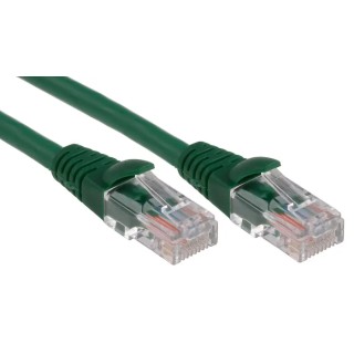 RS PRO Cat5e Ethernet Cable 0.5 m Green RJ45 Male to RJ45 Male U/UTP Low Smoke Zero Halogen 556-837