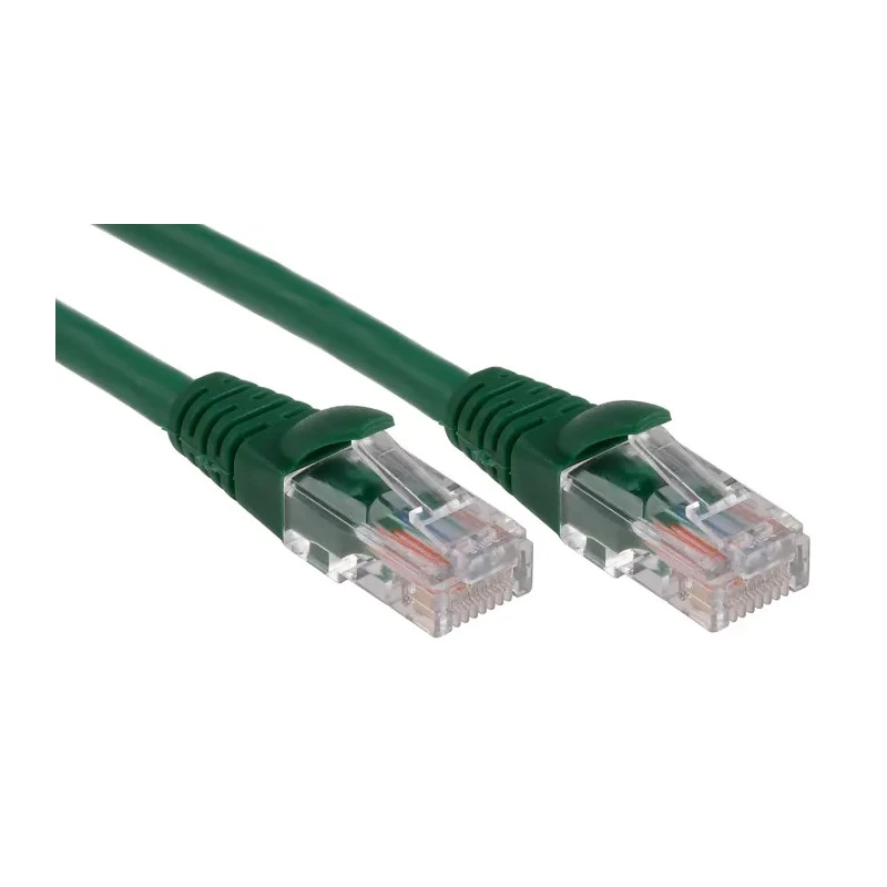 RS PRO Cat5e Ethernet Cable 0.5 m Green RJ45 Male to RJ45 Male U/UTP Low Smoke Zero Halogen 556-837
