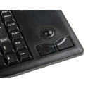 Cherry Wired USB Compact Trackball Keyboard, QWERTY (UK), Black G84-4400LUBGB-2