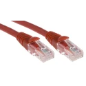 RS PRO Cat5e Ethernet Cable 1 m Red RJ45 Male to RJ45 Male U/UTP Low Smoke Zero Halogen 556-370