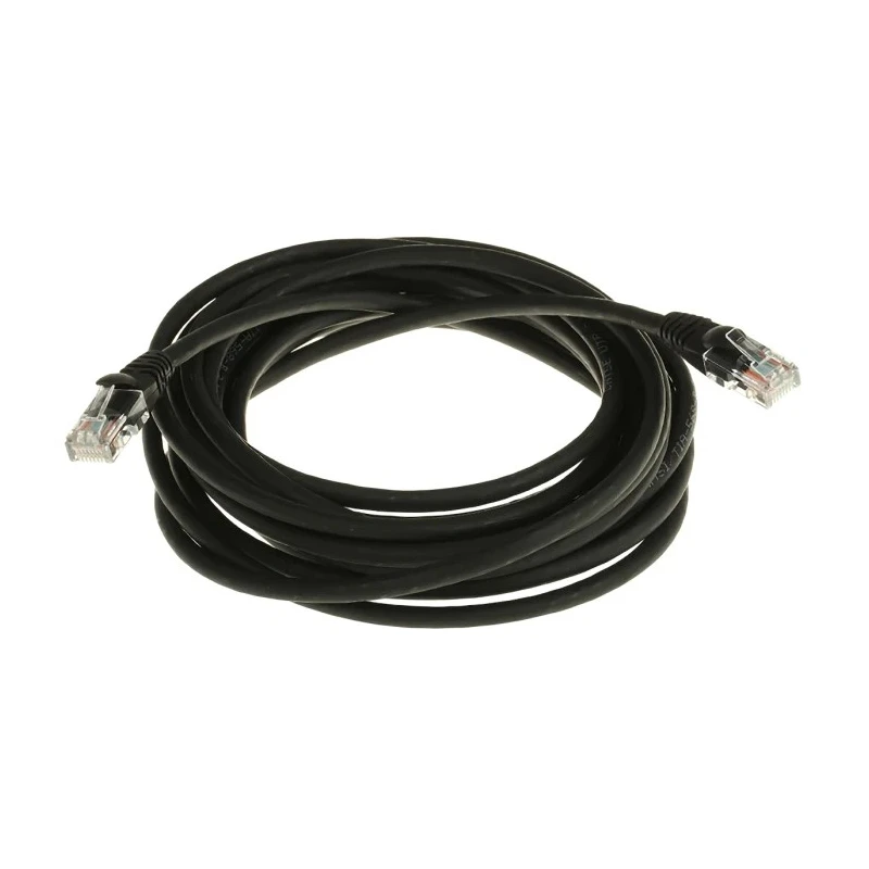 RS PRO Cat5e Ethernet Cable RJ45 Male to RJ45 Male 5 m Black Low Smoke Zero Halogen 556-887