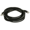 RS PRO Cat5e Ethernet Cable RJ45 Male to RJ45 Male 5 m Black Low Smoke Zero Halogen 556-887