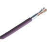 RS PRO Cat6 Ethernet Cable 305 m Purple Unterminated F/UTP Low Smoke Zero Halogen Cat6