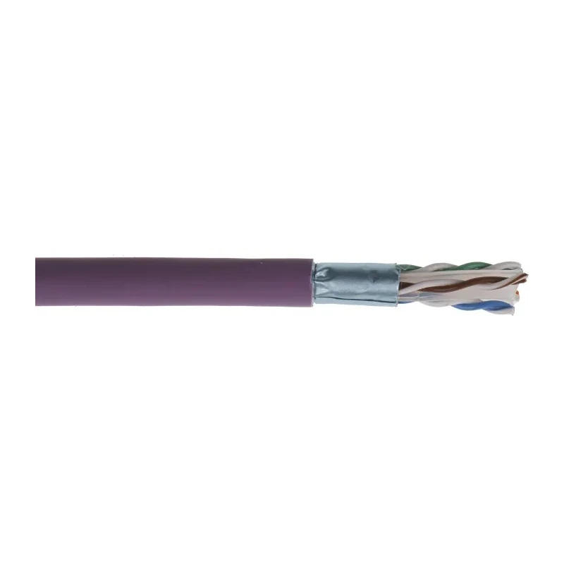 RS PRO Cat6 Ethernet Cable 305 m Purple Unterminated F/UTP Low Smoke Zero Halogen Cat6