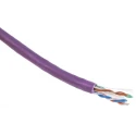 RS PRO Cat6 Ethernet Cable 305 m Purple U/UTP Low Smoke Zero Halogen Cat6