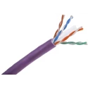 RS PRO Cat6 Ethernet Cable 305 m Purple U/UTP Low Smoke Zero Halogen Cat6