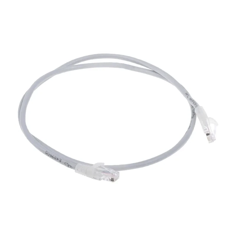 RS PRO Cat5e Ethernet Cable 1 m Grey RJ45 Male to RJ45 Male U/UTP PVC 557-032