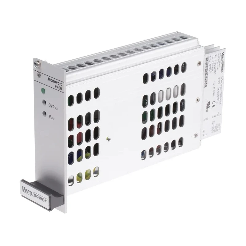 Eplax Switching Power Supply 5V, 60W Rack Mount, 115-230V AC Input PK Series 116-010063D