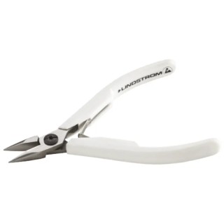 Lindstrom Long Nose Plier Short Jaw 20mm, 120mm Overall Length, Polished Steel 7893