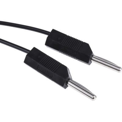 RS PRO Connector Test Lead 4A, 15V, Black and Red, 500 mm Lead Length 273-9413