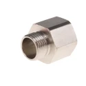 RS PRO Nickel-Plated Brass Conduit Fitting PG9 to M20 Thread, 9 mm Nominal Size 623-906