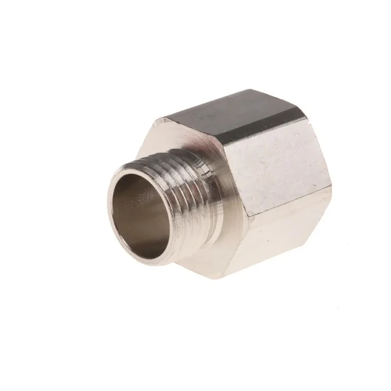 RS PRO Nickel-Plated Brass Conduit Fitting PG9 to M20 Thread, 9 mm Nominal Size 623-906