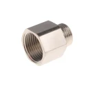 RS PRO Nickel-Plated Brass Conduit Fitting PG9 to M20 Thread, 9 mm Nominal Size 623-906