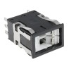 Honeywell Technologies AML Series Front Panel Mount Black Momentary Push Button Switch DPDT IP67 AML21GBA2AC