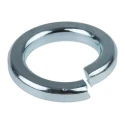 RS PRO Steel Bright Zinc Lock Washers M10 DIN 7980, External Diameter 16mm, Thickness 2.5mm 530-107