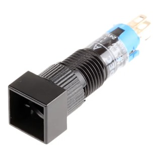 Idec Illuminated Miniature Push Button Switch, Momentary, Panel Mount, 8 mm Cutout, SPDT, IP40, 125 V ac AL8Q-M10