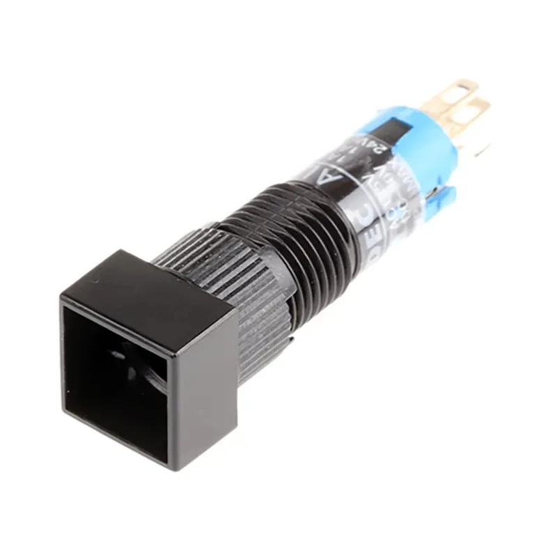 Idec Illuminated Miniature Push Button Switch, Momentary, Panel Mount, 8 mm Cutout, SPDT, IP40, 125 V ac AL8Q-M10
