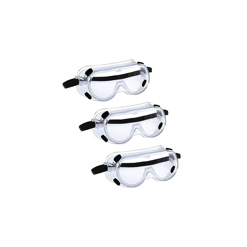 robustt-safety-goggles-for-chemical-protection-with-an-adjustable-strap-and-minimum-lens-fogging-pack-of-3-57670