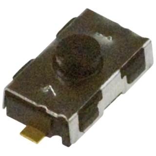 C & K IP50 Black Tactile Switch Button 0.8 mm Actuator Length SPST 50mA 32 V dc Surface Mount KSR232G LFS
