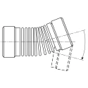 Huco Flexible Nickel Bellows Coupler 12 mm OD, 23 mm Length, Aluminium Hub, Screw Style 321.12.2224