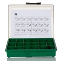 RS PRO Stainless Steel Hex Drive Grub Screw Drive Screw/Bolt Kit 450 Piece Black Oxide Finish 6mm-30mm 524-051