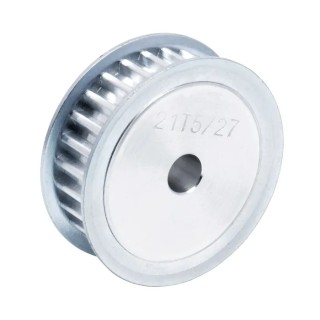 RS PRO Aluminium Timing Belt Pulley 10 mm Belt Width 5 mm Pitch 27 Teeth Bore 8 mm 21T5/27.2
