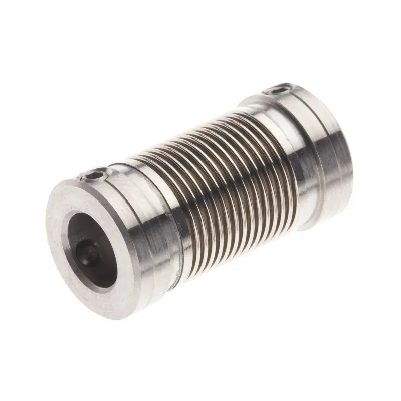 Huco Coupler 12 mm Outside Diameter 23 mm Length Aluminium Hub Electrodeposited Nickel Bellows 321.12.2424