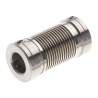 Huco Coupler 12 mm Outside Diameter 23 mm Length Aluminium Hub Electrodeposited Nickel Bellows 321.12.2424