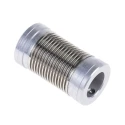 Huco Flexible Coupler Aluminium Hub, Electrodeposited Nickel Bellows, 17 mm OD, 27 mm Length 321.17.3232